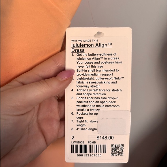 Lululemon Athletica Peach Mini Dress - Picture 6 of 7